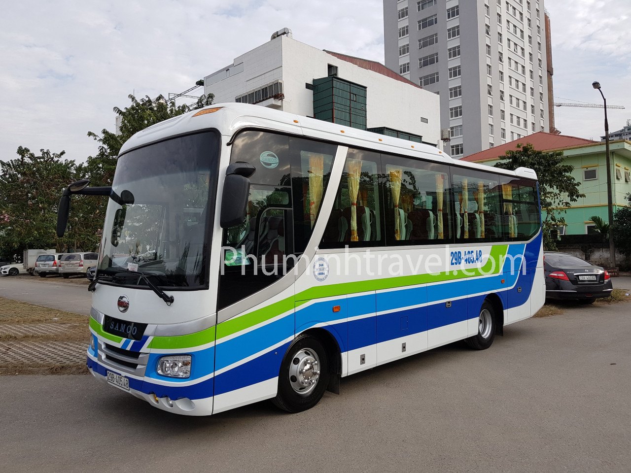 Cho thuê xe 29 chỗ Isuzu Samco