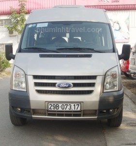 Cho thuê xe Ford Transit tháng đời mới 16 chỗ