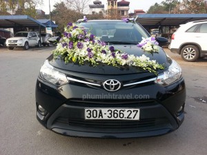 Cho thuê xe cưới Vios giá rẻ 4 chỗ